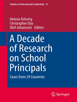 cover image of A Decade of Research on School Principals